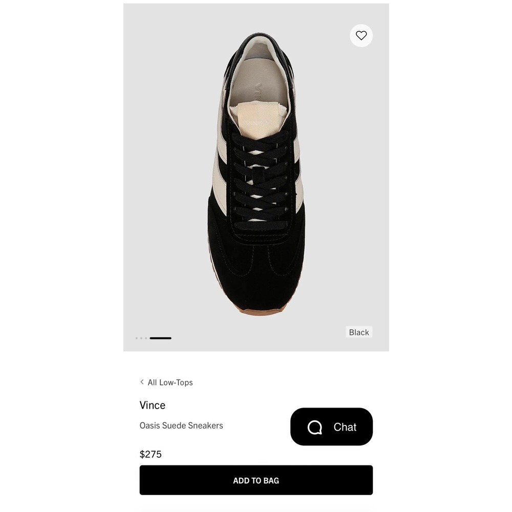 Vince Oasis Suede Sneakers Low Top size 38.5 (US 8)